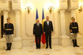 Moldovan president meets Romanian counterpart