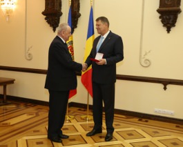 Moldovan president meets Romanian counterpart