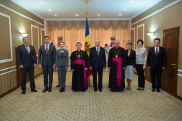 Președintele Timofti a primit scrisorile de acreditare ale ambasadorilor elvețian, croat, cipriot și ale nunțiului apostolic