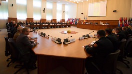 Moldovan president attends meeting of military college