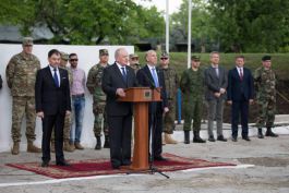 Moldovan president participates in closing event of Dragoon Pioneer 2016 drills