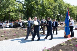 Președintele Republicii Moldova a participat la inaugurarea Complexului memorial consacrat victimelor represiunilor politice din raionul Căușeni