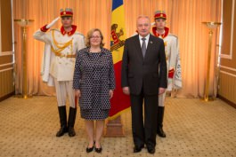 Moldovan president accepts credentials of three ambassadors