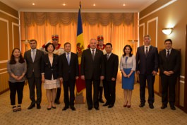 Președintele Republicii Moldova a primit scrisorile de acreditare  ale Ambasadorilor Republicii Austria, Republicii Coreea și României 