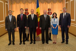 Moldovan president accepts credentials of three ambassadors