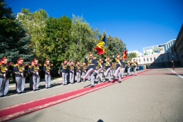 Moldovan president assists at 25th anniversary of National Army