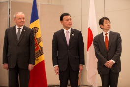 Președintele Nicolae Timofti a participat la ceremonia de inaugurare a Ambasadei Japoniei