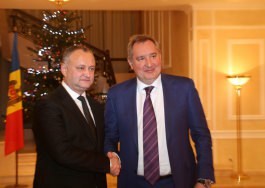 Moldovan president meets Russian deputy premier