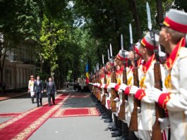 Nicolae Timofti received the letters of accreditation of Turkmen Ambassador Nurberdy Amanmuradov