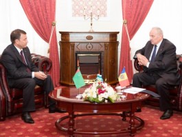 Președintele Nicolae Timofti a primit scrisorile de acreditare din partea ambasadorului Turkmenistanului