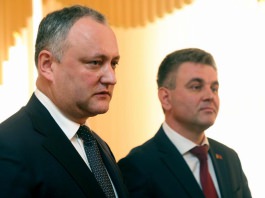 President Igor Dodon and Transnistrian region leader Vadim Krasnoselsky had a working meeting in Bender today