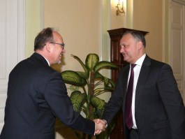 Președintele țării, Igor Dodon, a avut o întrevedere cu Ambasadorul României la Chișinău