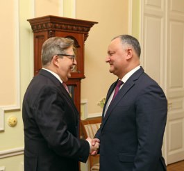 Igor Dodon a avut o întrevedere cu dl Pirkka Tapiola