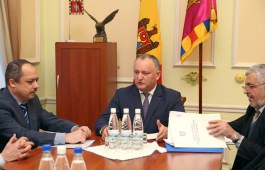 Președintele Igor Dodon a avut astăzi o întrevedere cu un grup de academicieni și oameni de știință din țară