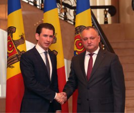 E.S. Igor Dodon a avut o întrevedere cu dl. Sebastian Kurz