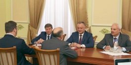 Igor Dodon s-a întîlnit cu Ambasadorul SUA la Chișinău