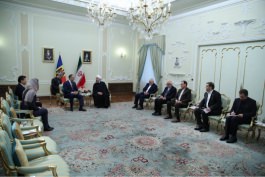 Președintele Republicii Moldova s-a întîlnit cu Președintele Iranului