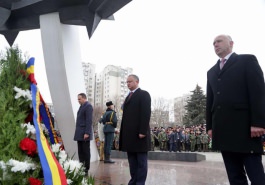 Președintele Igor Dodon a participat la ceremonia dedicată aniversării a 28-a de la retragerea trupelor sovietice din Afganistan