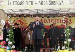 Președintele Republicii Moldova a vizitat expoziția organizată cu prilejul sărbătorii "Masleniţa"  