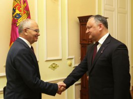 President Igor Dodon met with Russian Ambassador to Moldova Farit Muhametshin today