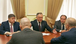 President Igor Dodon met with Russian Ambassador to Moldova Farit Muhametshin today