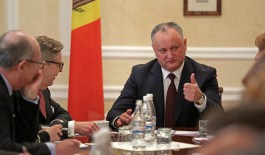 Igor Dodon a avut o întrevedere cu ambasadorii statelor-membre ale Uniunii Europene, acreditați la Chișinău