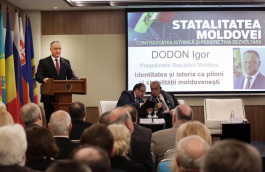 Igor Dodon: Identitatea și istoria sînt pilonii statalității moldovenești