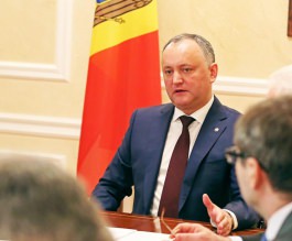 Președintele Republicii Moldova a avut o întrevedere cu ambasadorii statelor ex-sovietice, acreditați la Chișinău