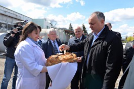 Igor Dodon, Președintele Republicii Moldova a întreprins o vizită în raionul Edineț  