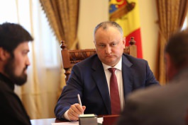 Igor Dodon, Președintele Republici Moldova a primit în audiență cetățeni