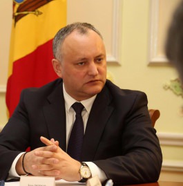 Președintele țării, Igor Dodon a avut o întrevedere cu Ambasadorul Extraordinar şi Plenipotențiar al Republicii Turcia în Moldova, Hulusi Kilic