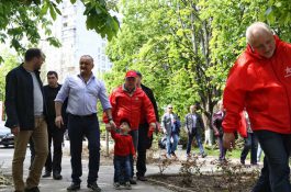 Igor Dodon, Președintele Republicii Moldova a participat la acțiunile de amenajare a teritoriului