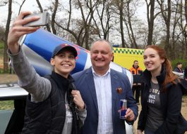 Igor Dodon a participat la deschiderea Campionatului de motocros