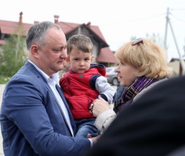 Igor Dodon a participat la deschiderea Campionatului de motocros