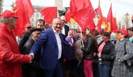 Igor Dodon, Președintele Republicii Moldova a participat la acțiunile dedicate Zilei internaționale a Solidarității Oamenilor Muncii