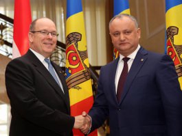 Igor Dodon, Președintele Republicii Moldova a avut o întrevedere cu Prințul Principatului Monaco, Albert al II-lea