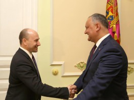 Igor Dodon a avut o întîlnire cu Nikolai Starikov