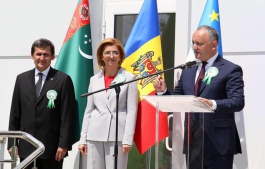 Președintele țării a participat la ceremonia de inaugurare a grădiniţei de copii din satul Cişmichioi