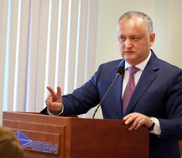 Președintele țării, Igor Dodon a participat la ședința Consiliului rectorilor din Republica Moldova 