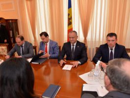 Președintele Igor Dodon a avut o întrevedere cu delegația Comisiei de la Veneția