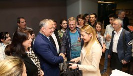 Игорь Додон встретился с представителями молдавской диаспоры в Турции