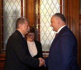 Игорь Додон встретился в Будапеште с Президентом Национального собрания Венгрии Ласло Кёвером