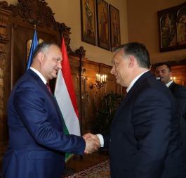 Президент Молдовы провел встречу с премьер-министром Венгрии Виктором Орбаном