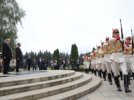 Николае Тимофти участвовал в торжествах, посвященных 22-й годовщине провозглашения независимости Республики Молдова