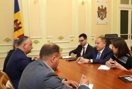 Igor Dodon a avut o întrevedere cu Ambasadorul Turciei, acreditat la Chișinău