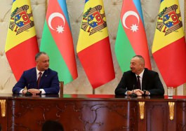 Președintele Republicii Moldova, Igor Dodon a avut o întrevedere cu Preşedintele Republicii Azerbaidjan, Ilham Aliyev