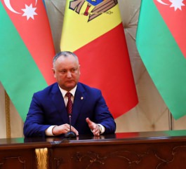 Președintele Republicii Moldova, Igor Dodon a avut o întrevedere cu Preşedintele Republicii Azerbaidjan, Ilham Aliyev