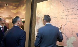 Президент Игорь Додон посетил Белорусский государственный музей истории Великой Отечественной войны  