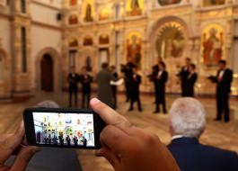 Igor Dodon a asistat la slujba oficiată la biserica-monument “în numele Tuturor Sfinţilor şi în memoria victimelor căzute întru salvarea Patriei noastre”