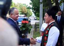 Președintele Republicii Moldova, Igor Dodon a avut o întrevedere cu reprezentanții diasporei moldovenești în Republica Belarus